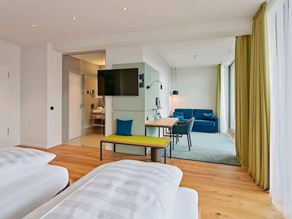 Deluxe-Doppelzimmer Vertrieb mit Balkon
