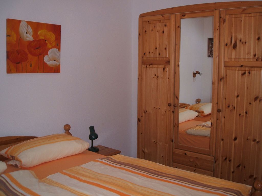 Blick ins Schlafzimmer
