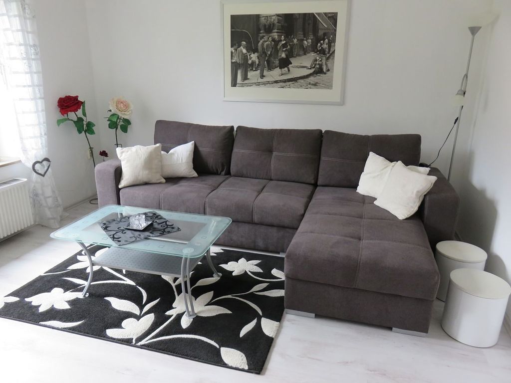 Gemütliches Sofa in der Fewo Barbara