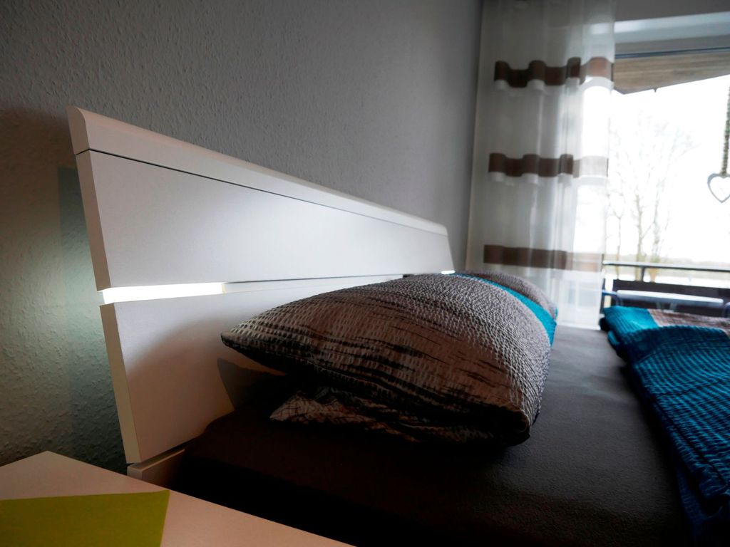 Bett im Wohnraum