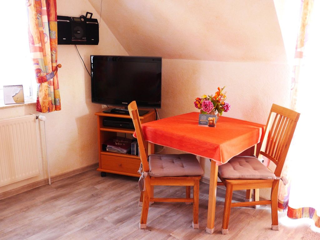 Living room with dining area