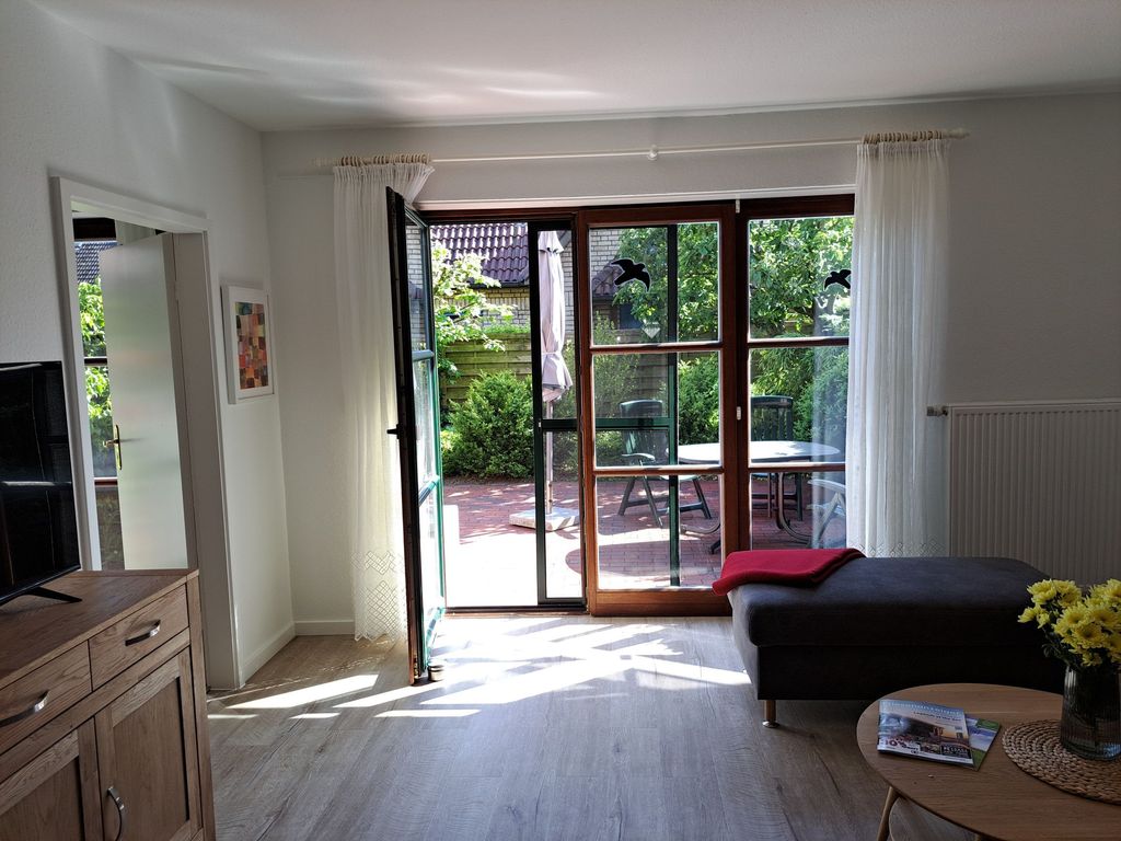 WZ Blick auf Terrasse (Mückenschutz Schiebetür)