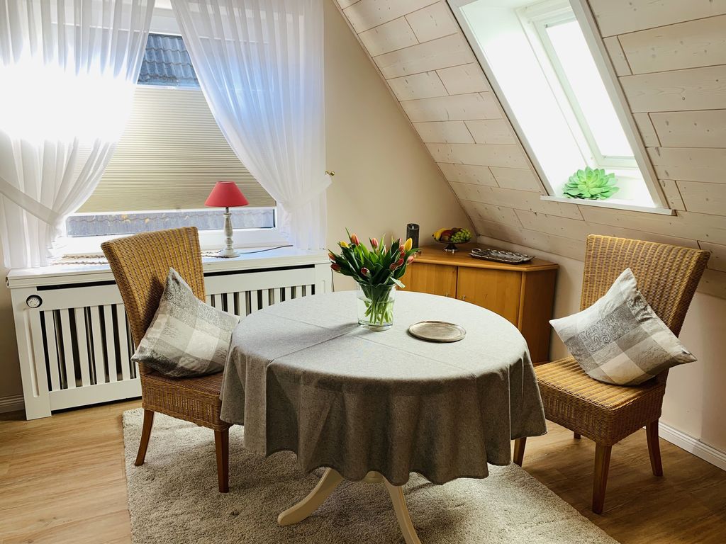 Essbereich im Wohnzimmer