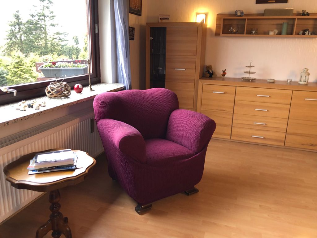 Wohnzimmer gemütlich mit Aussicht