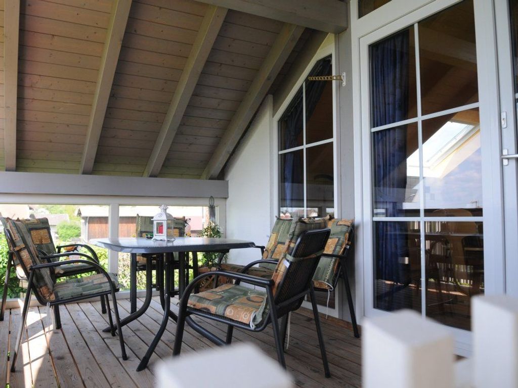 großer Südbalkon Veranda