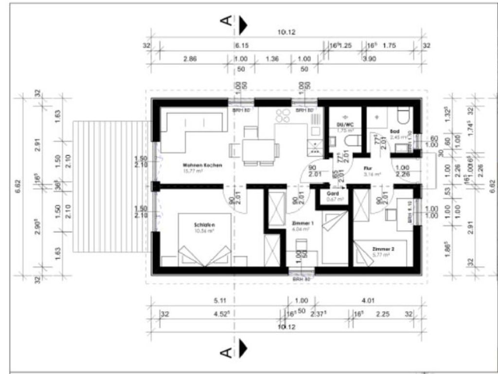 Grundriss Ferienhaus Sperling