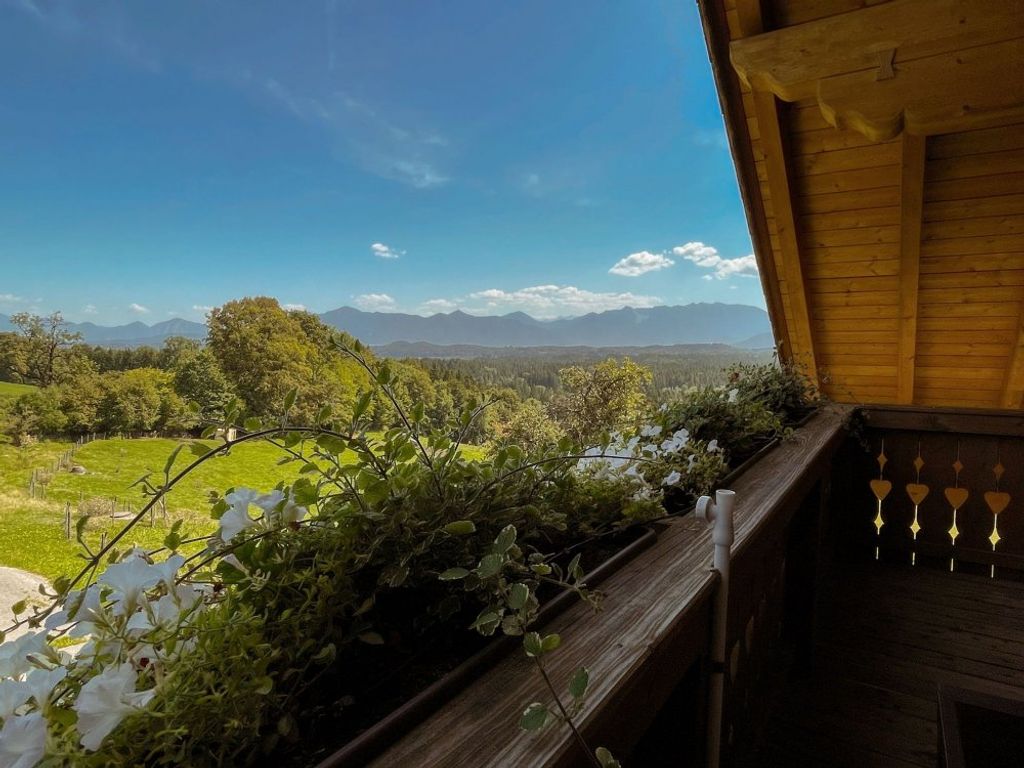 Aussicht vom Balkon