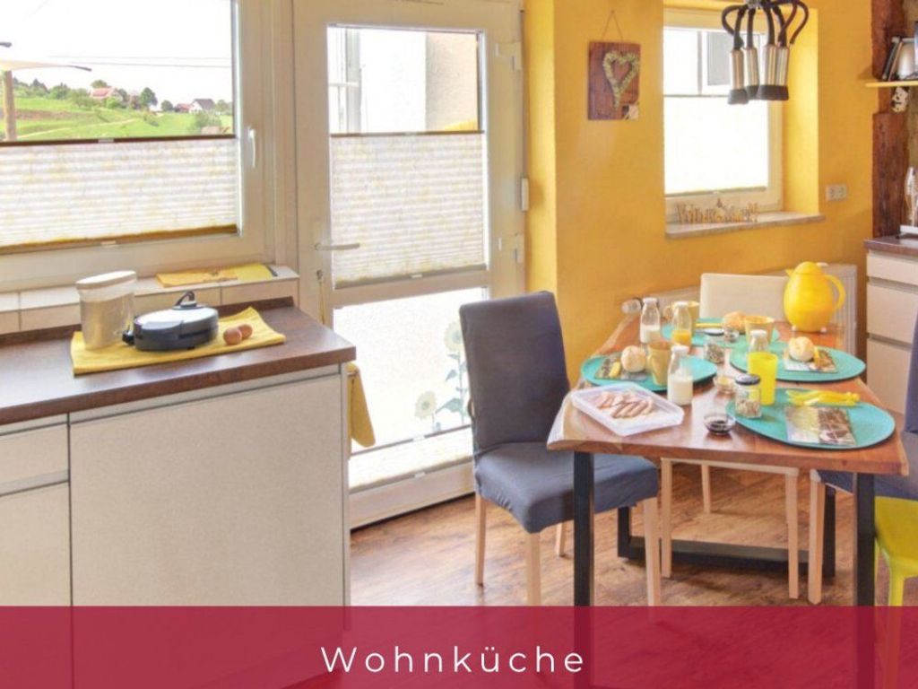 Wohnküche voll ausgestattet