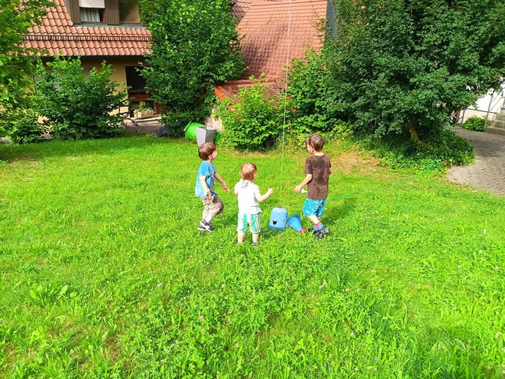 Spielen im Garten