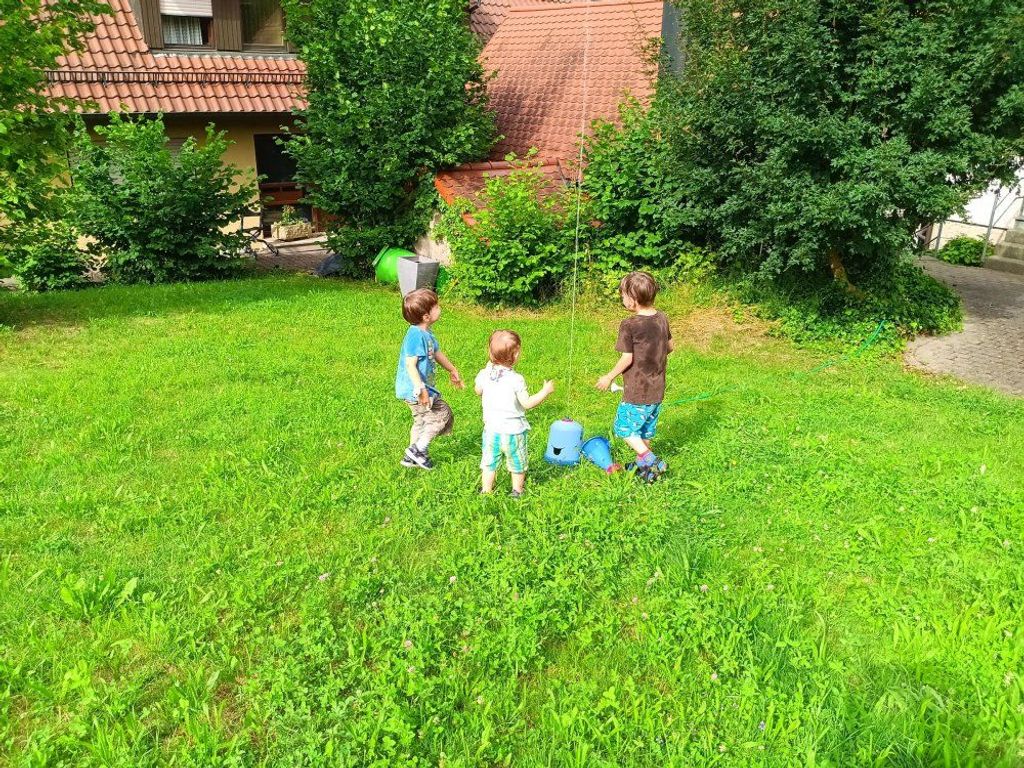Spielen im Garten