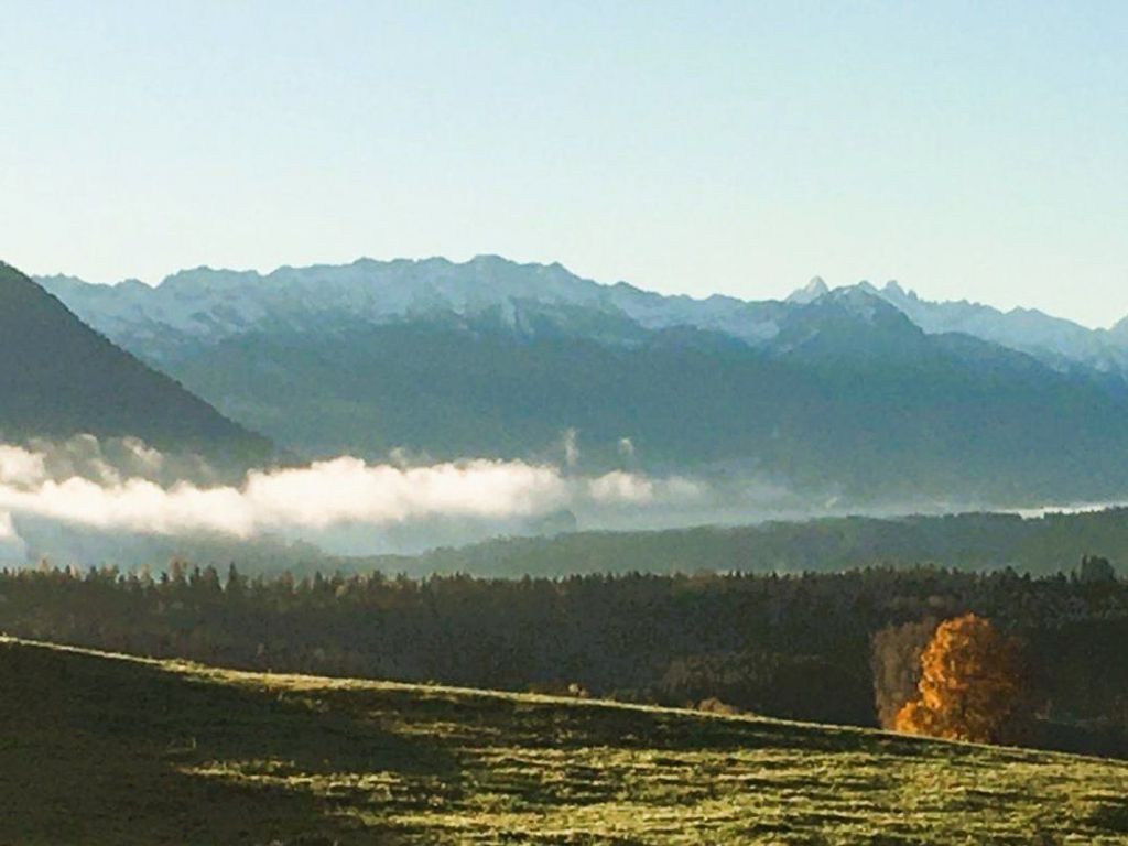 Blick von Fewo Grünten im Herbst