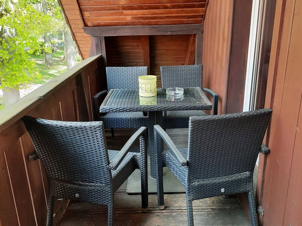 Balkon mit Sitzecke