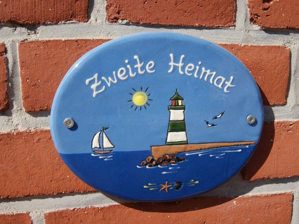 Türschild Zweite Heimat