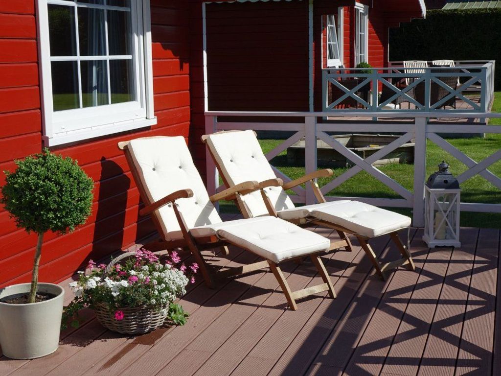 Terrasse Blockhaus