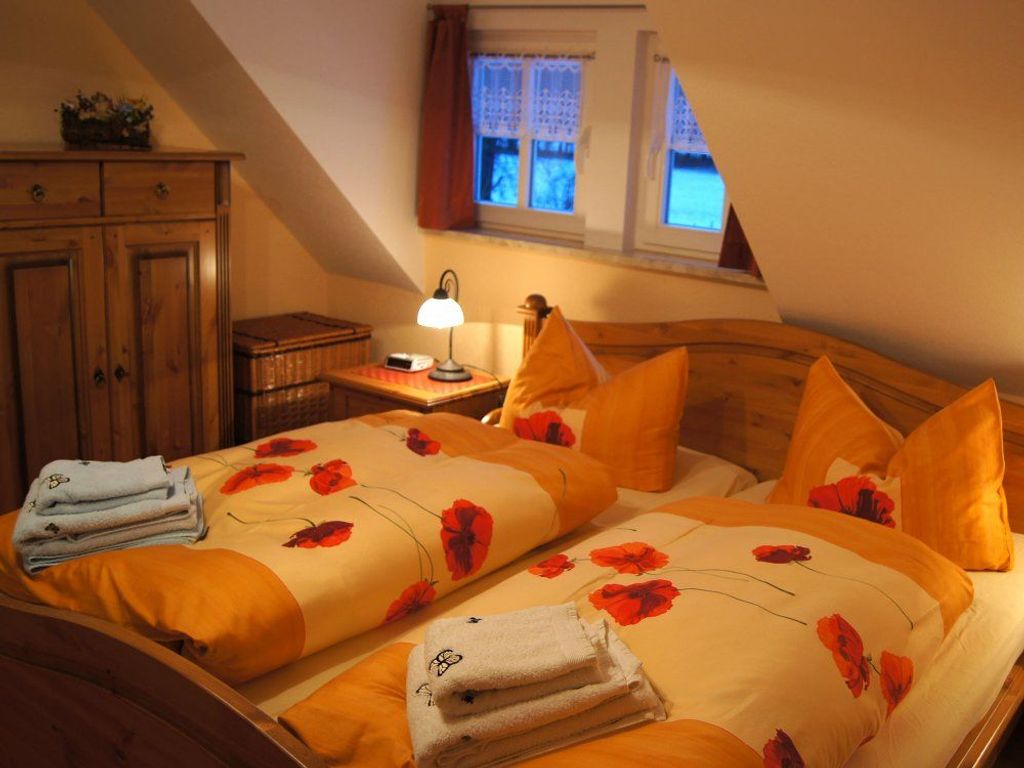 Fewo Schwalbe  Schlafzimmer 1 mit Bad innenliegend