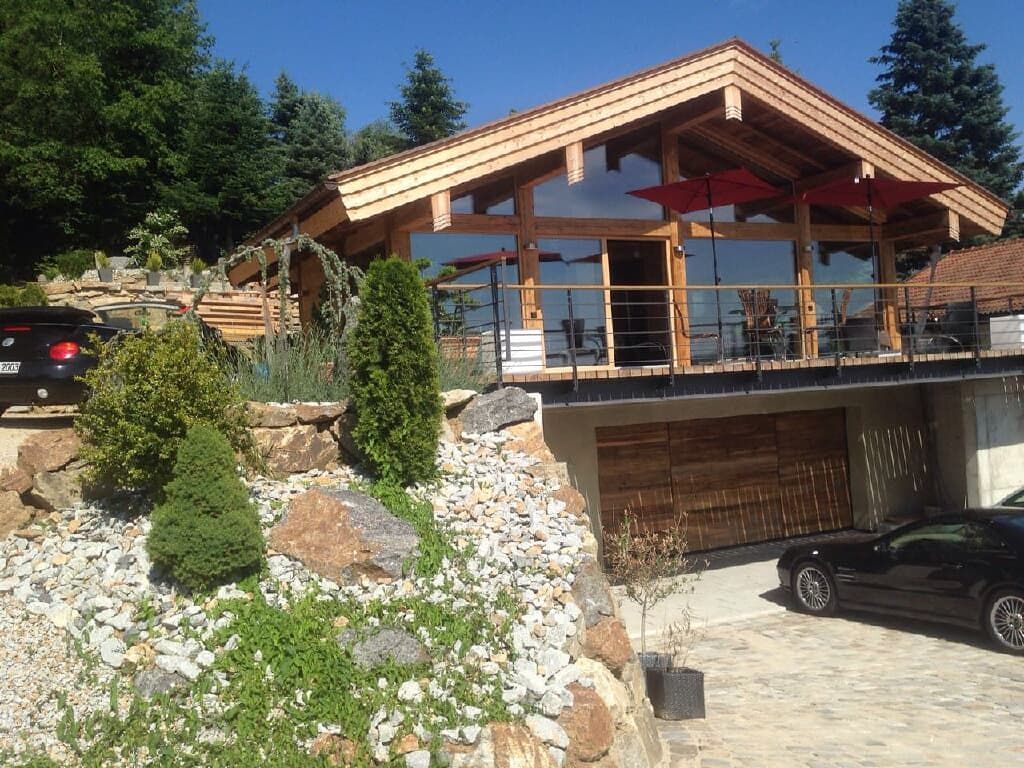 Chalet 2 Parkplatz