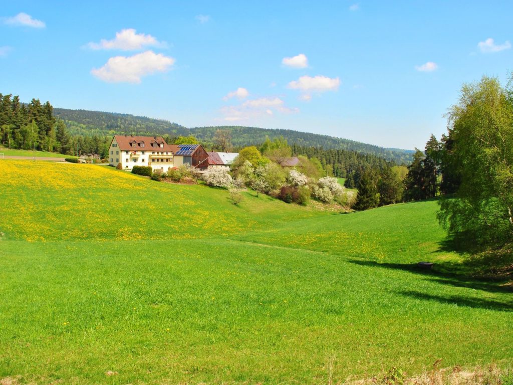 Frühlingshaftes Steinwald-Panorama