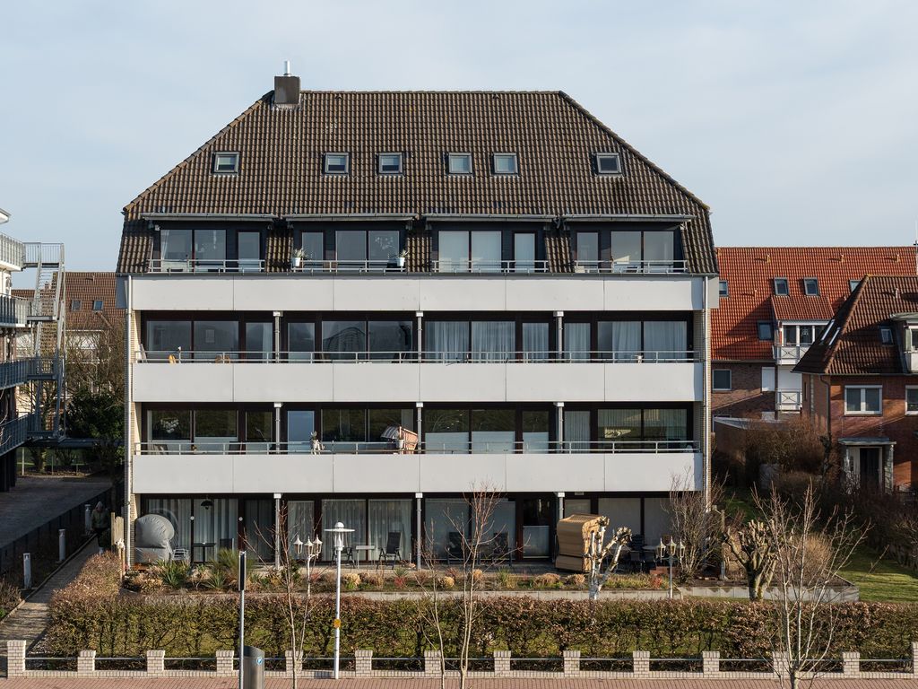 Hausansicht vom Deich