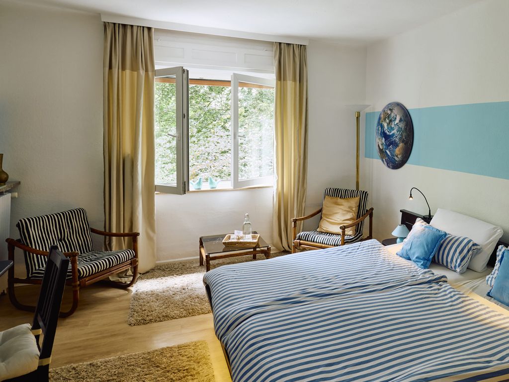 Das Blaue Doppelzimmer im Haus Tourneur in Lippetal