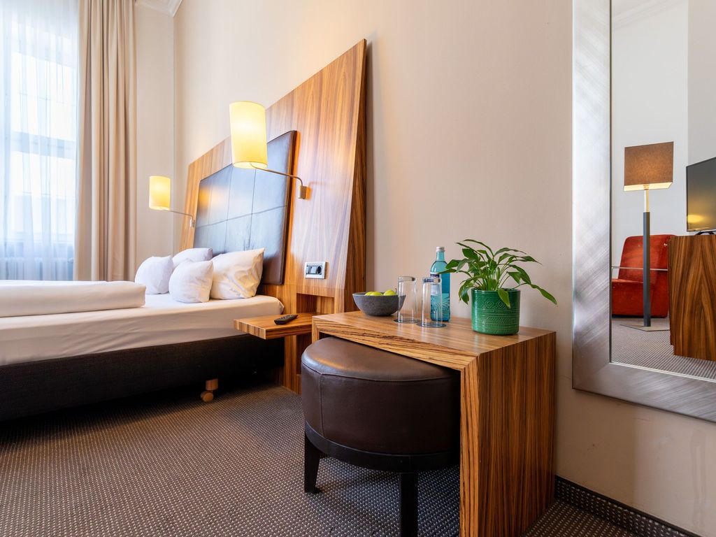 Bequemes Bett im Superior-Doppelzimmer