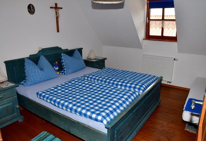 Blaue Ferienwohnung 38 qm im 1. Stock