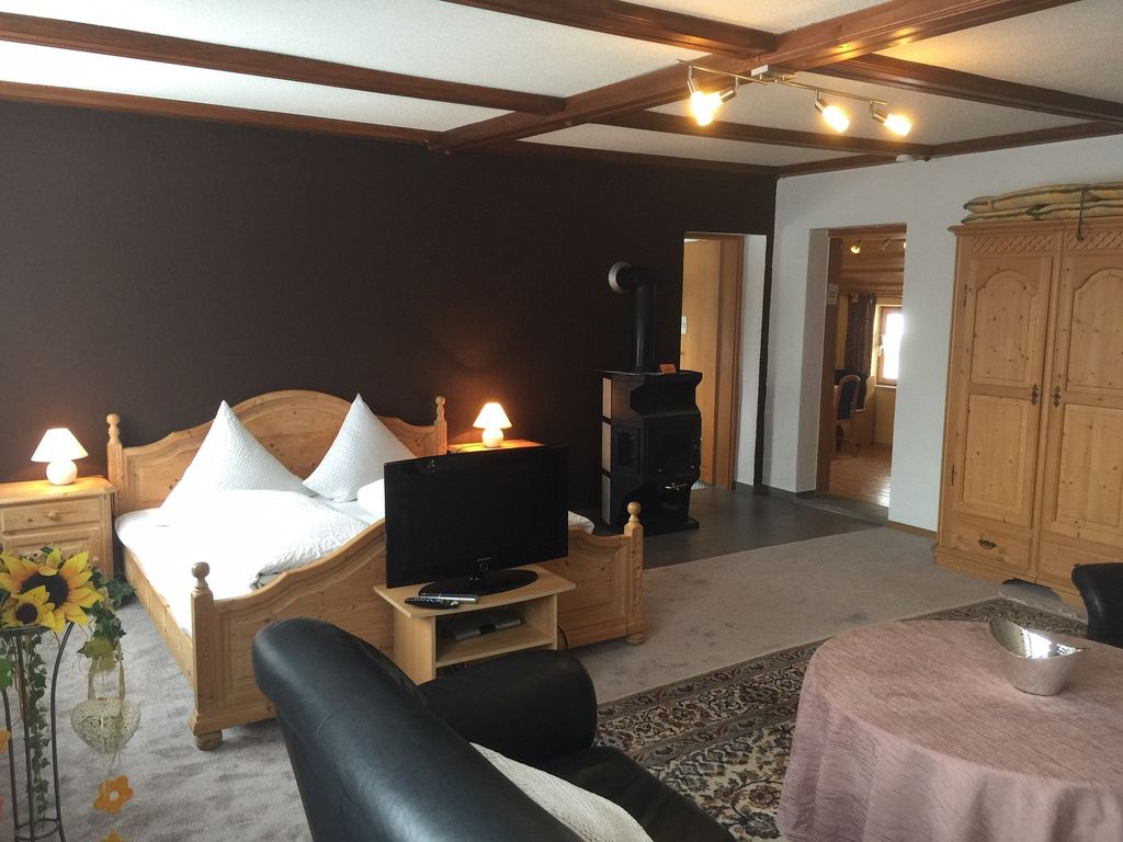 Appartement 4 , Wohn- / Schlafraum