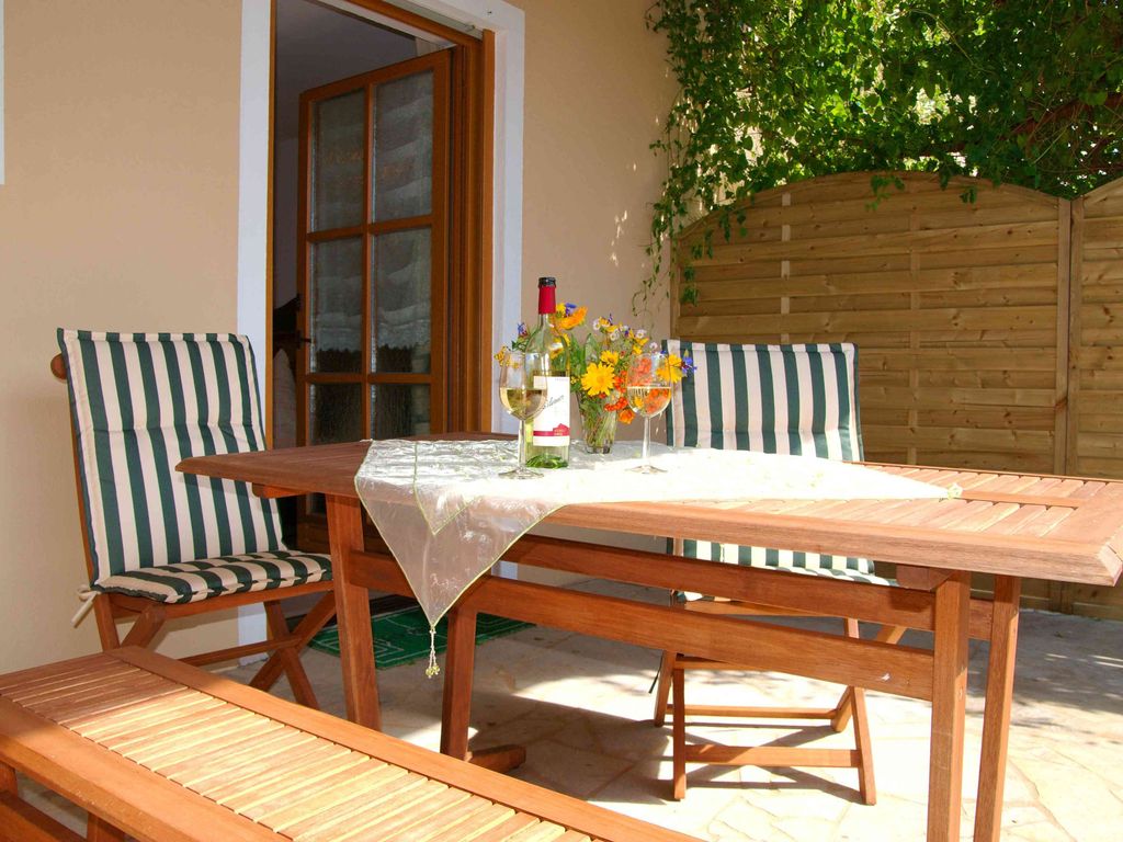 Terrasse Appartement Riesling