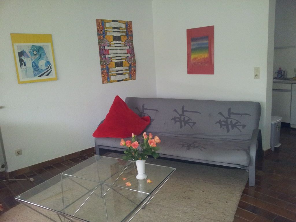 Wohnzimmer Fewo 1 Schlafcouch