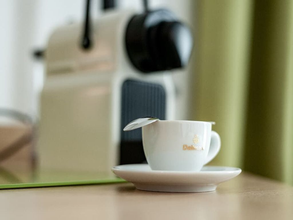 gratis Nespresso Kaffee und Wasser