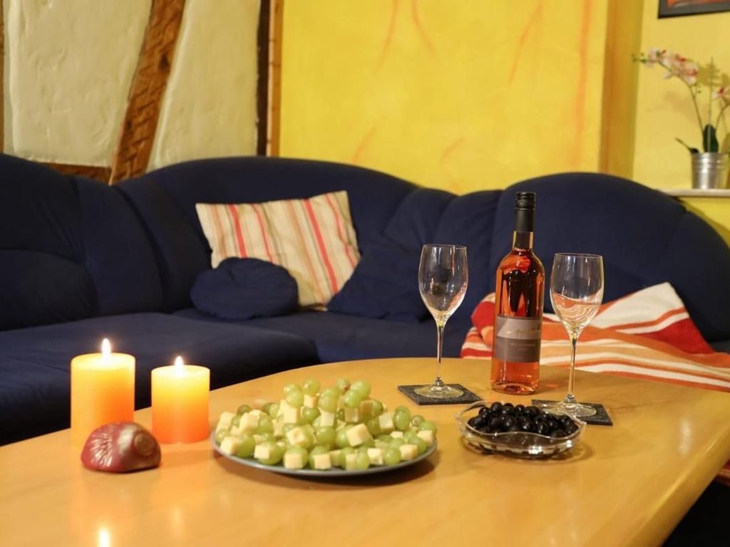 Wohnzimmer mit Schlafcouch