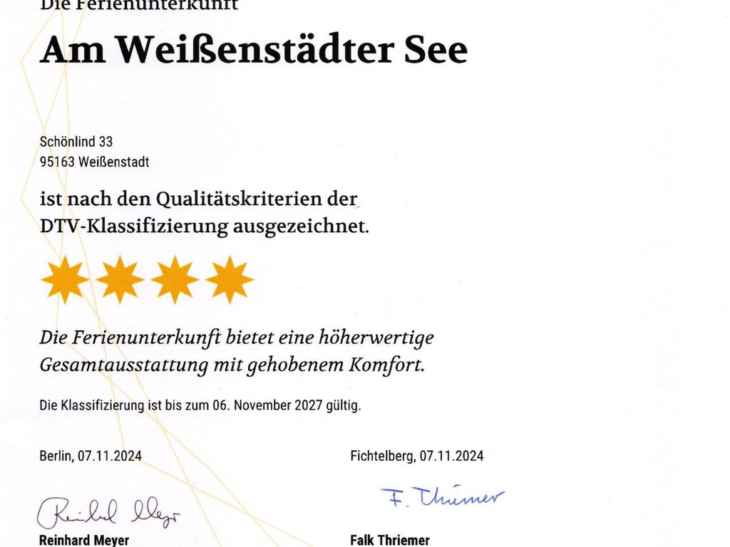 Ferienwohnung am Weissenstädter See