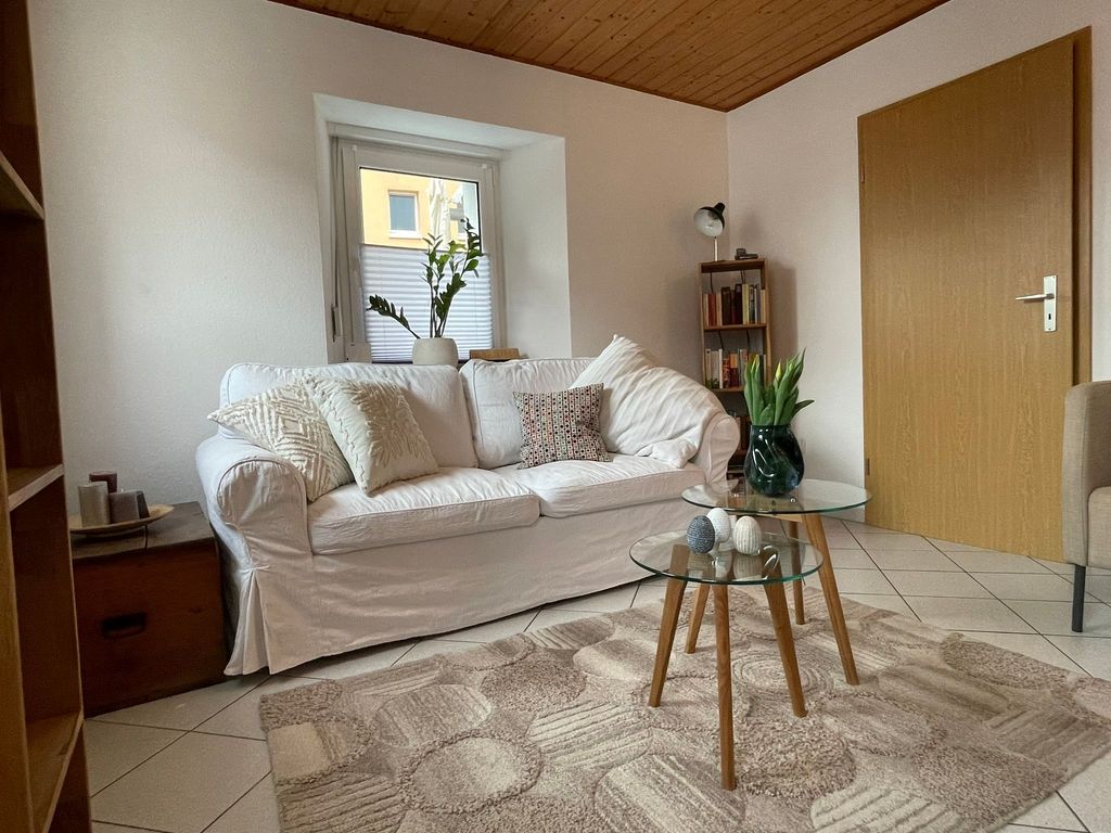 Wohnzimmer mit Schlafcouch
