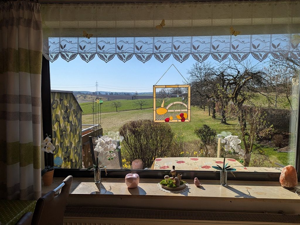 Fernblick aus der Ferienwohnung
