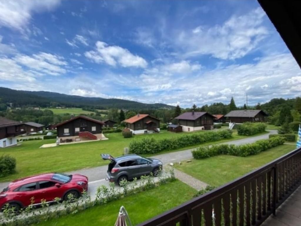 Blick auf Parkplatz