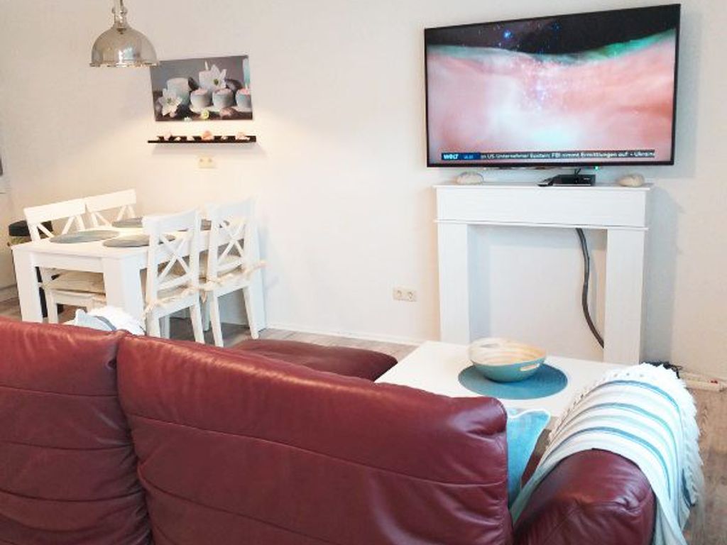 Blick auf den Fernseher