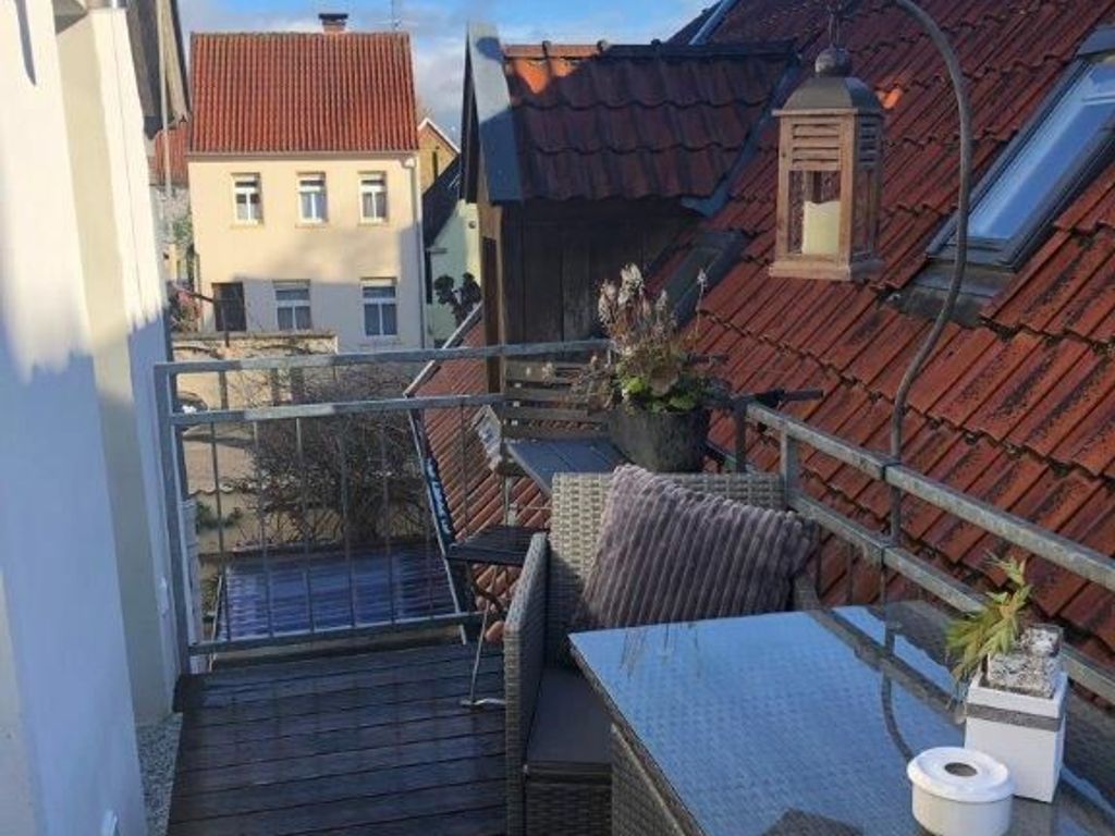 Der Balkon für schöne Stunden in der Sonne