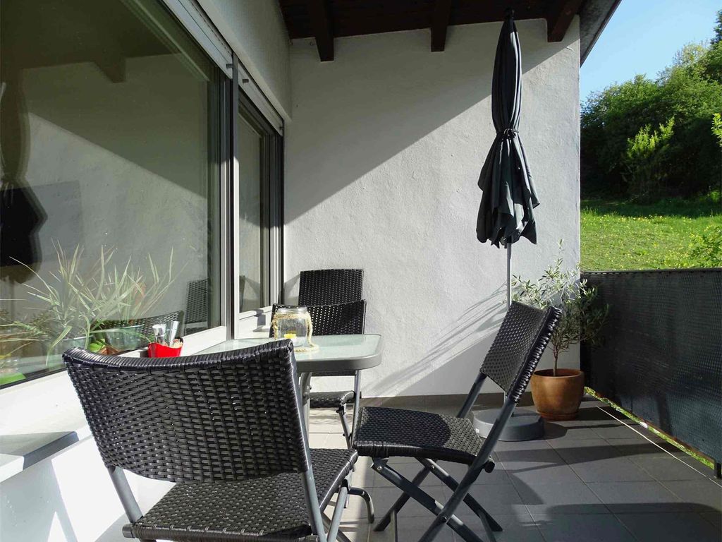 Balkon am Zimmer 1