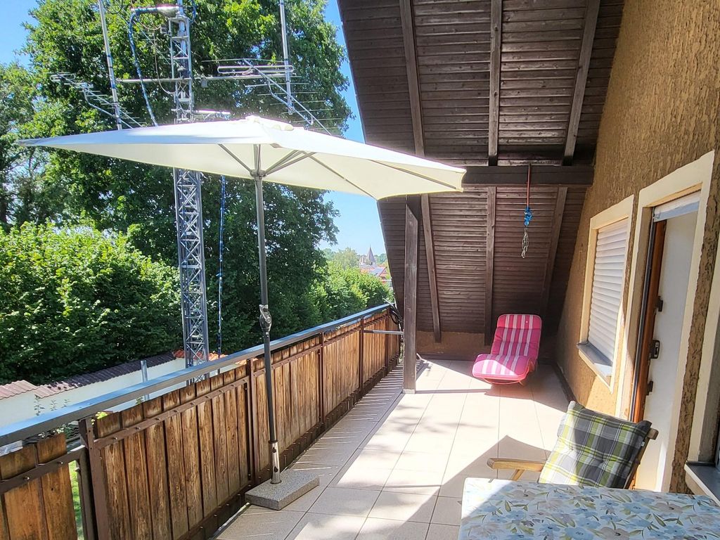 Blick vom Balkon Som