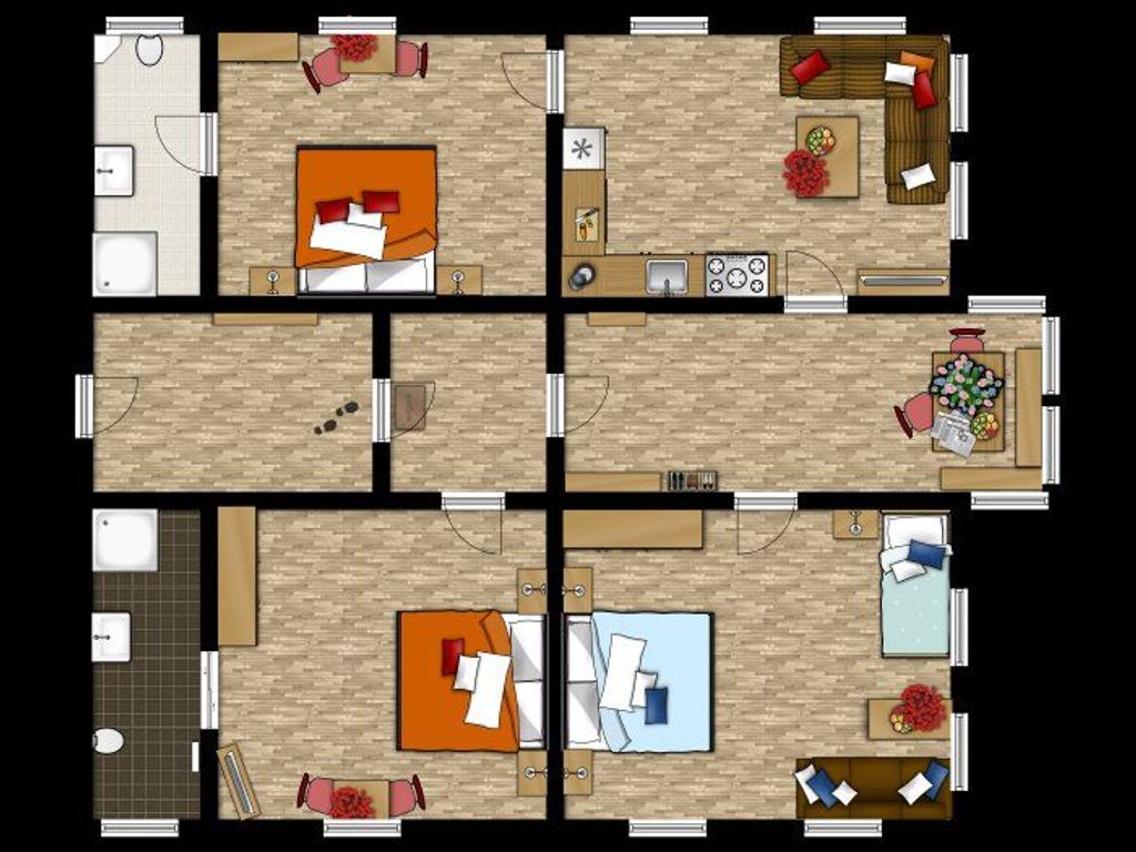Seeblick mit 3 Schlafzimmer
