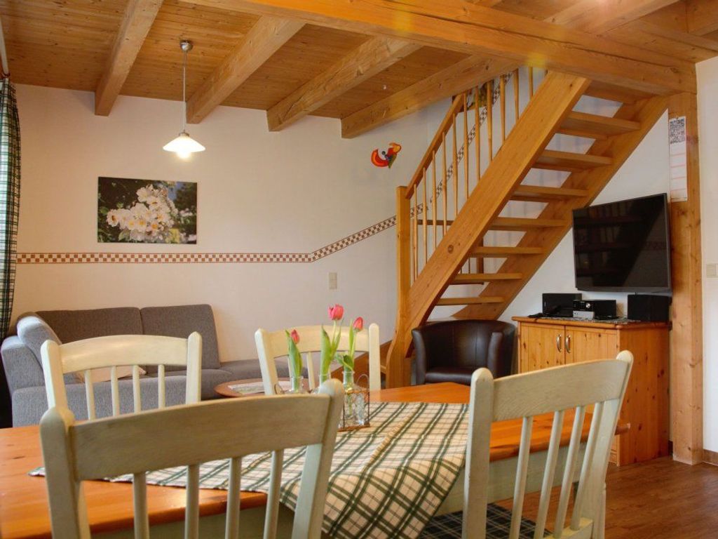 Ferienhaus grün - Wohnbereich