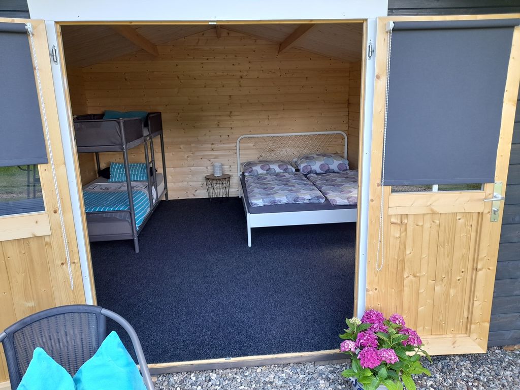 Hütte Luisa .: 1 Doppelbett 160x200  & 1 Etagenbett  2x  90x200