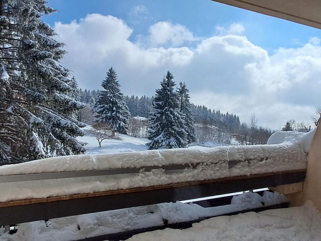 Balkon im Winter
