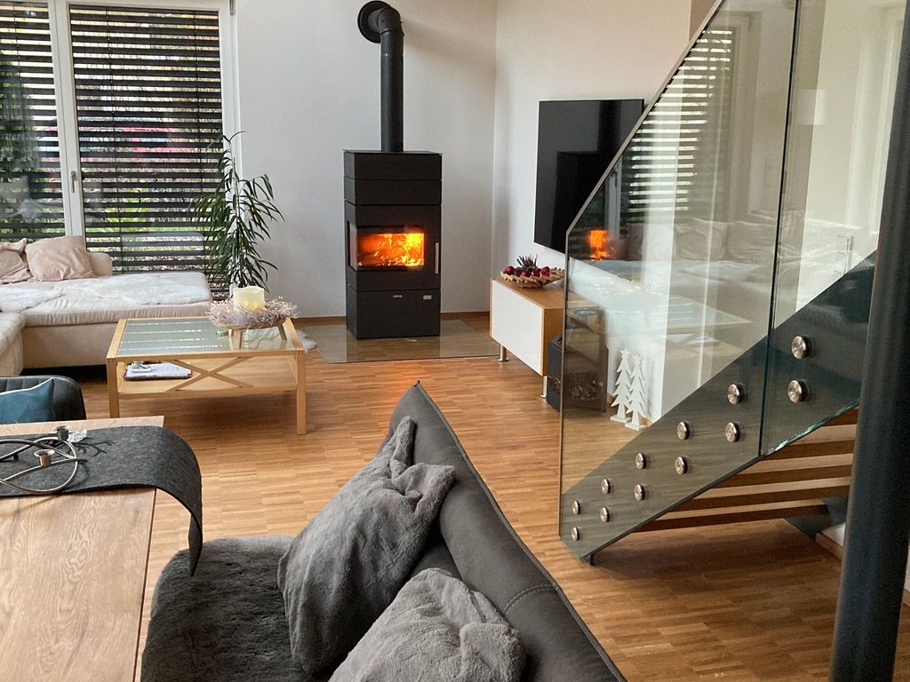 Kaminofen im Wohnbereich