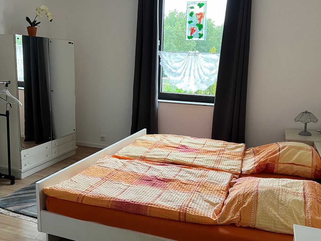 Schlafzimmer in der Ferienwohnung Freizeit am See