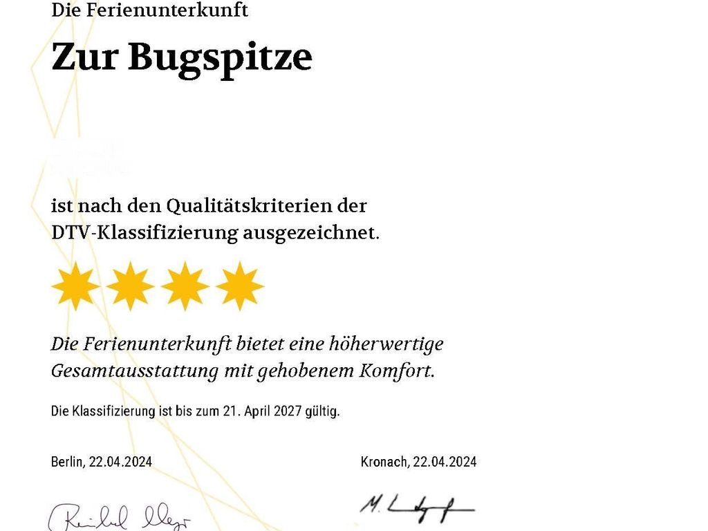 Ferienwohnung zur Bugspitze
