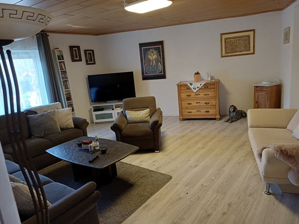 Wohnzimmer der Ferienwohnung Goldkuhle