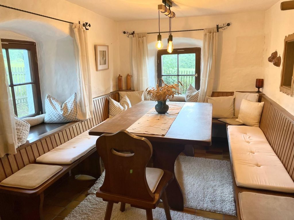 Esszimmer mit Kamin