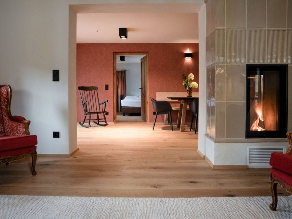 Blick vom Wohnzimmer