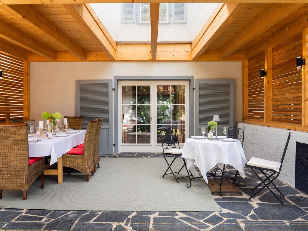 Überdachte Terrasse