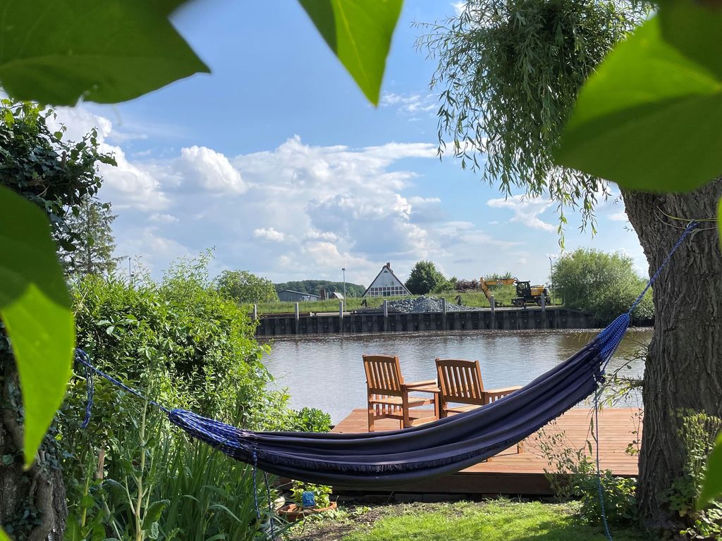Flußterrasse an der Oste